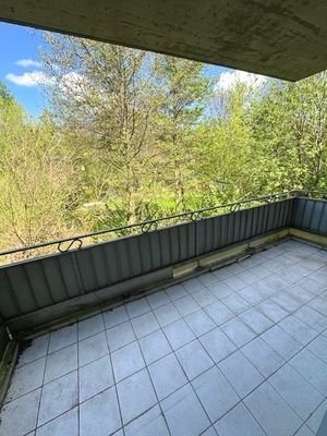 großer Balkon