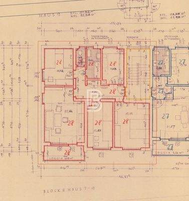 Grundriss alt (4 Zi)