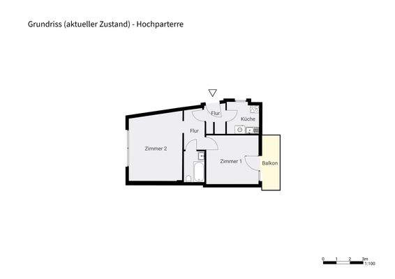 Grundriss - aktueller Zustand