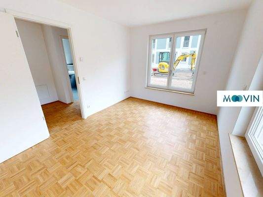 Ansicht II: Schlafzimmer im Erdgeschoss