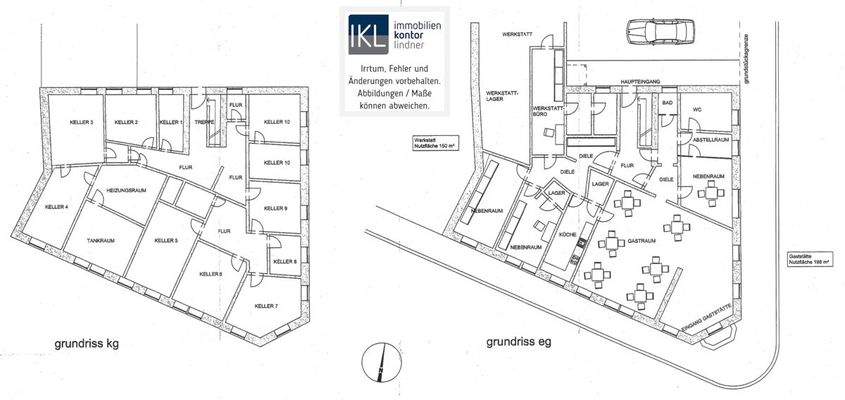 Grundrisse EG und UG - KG