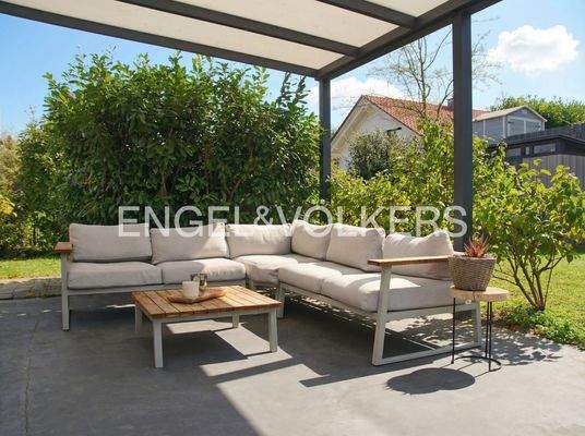 Überdachte Terrasse