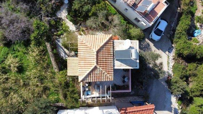 Ferienhaus mit 2 Schlafzimmern und atemberaubender Aussicht in Plaka