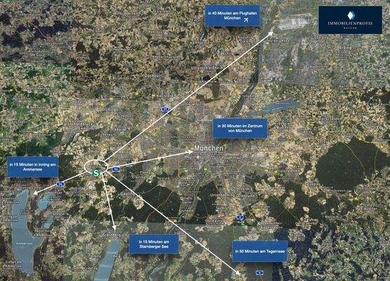 Gilching Lage Umkreis München