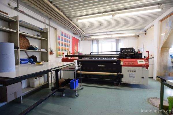 Werkstatt im Erdgeschoss