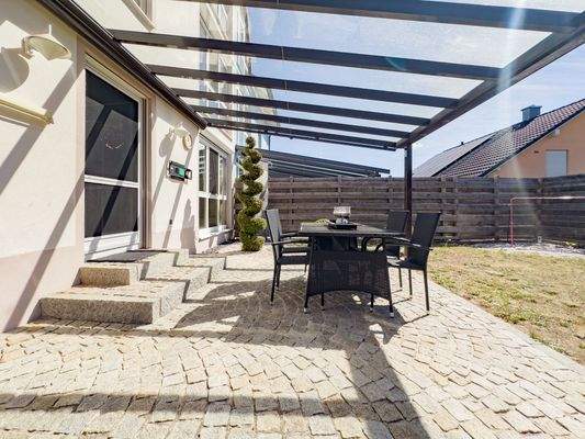 17 m² große Terrasse