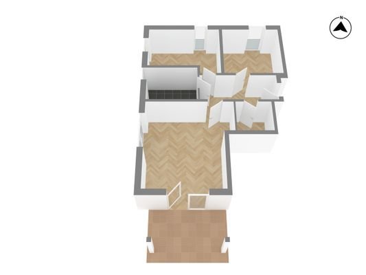 Plan 3 D Wohnung 1 im Haus 3