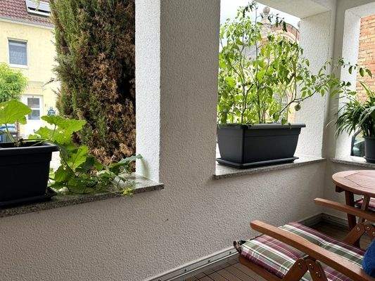 Loggia EG Wohnung rechts