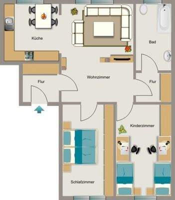 Grundriss beisüielhaft