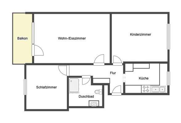 Grundriss 1. Obergeschoss