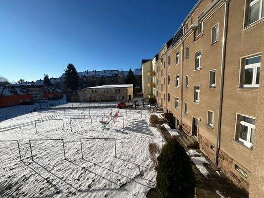 Ausblick zur Hofseite