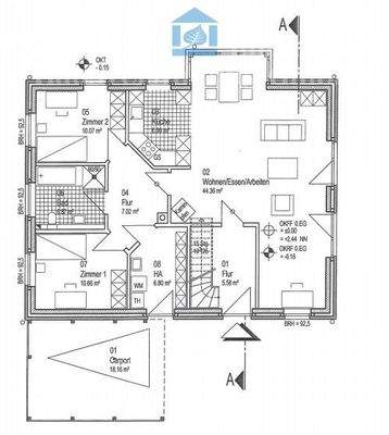 Grundriss Erdgeschoß