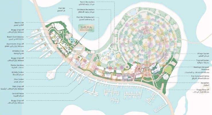 Shura Marina Residence - Masterplan