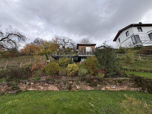 Garten mit Gartenhaus