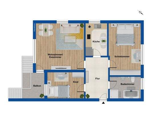 Grundriss Erdgeschoss