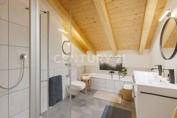 Badezimmer Einrichtungsbeispiel