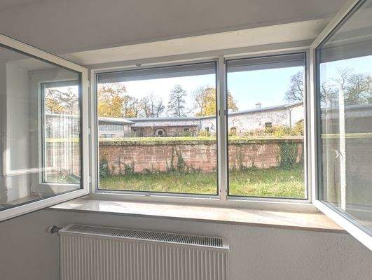 Blick aus dem Fenster