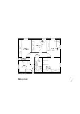 Grundriss Obergeschoss