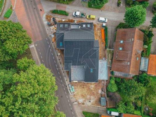 Luftansicht von oben 