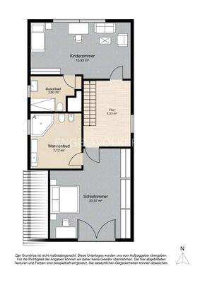 Obergeschoss leerstehendes Haus