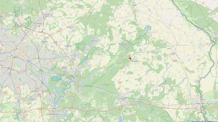 Lage im Großraum Berlin