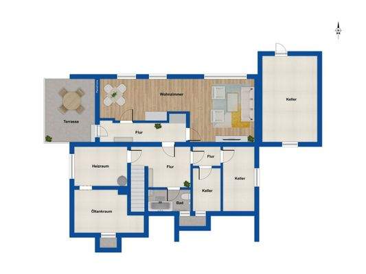 Grundriss Untergeschoss