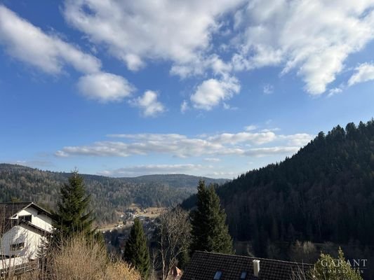 Aussicht vom Balkon