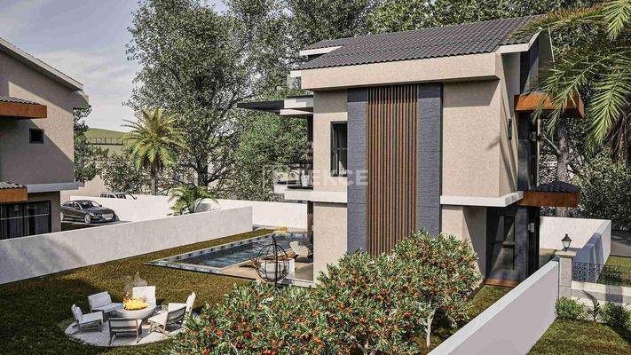 4-bedroom Detached Villas for Sale in Fethiye Çalış