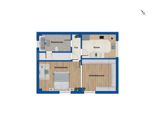 Grundriss Obergeschoss