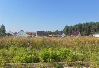 Blick auf das Grundstück