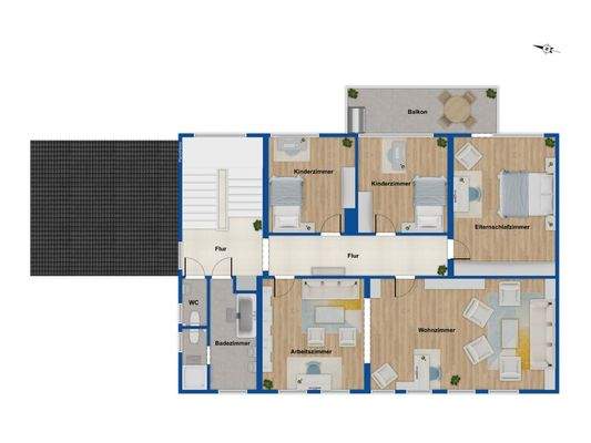 Grundriss Obergeschoss