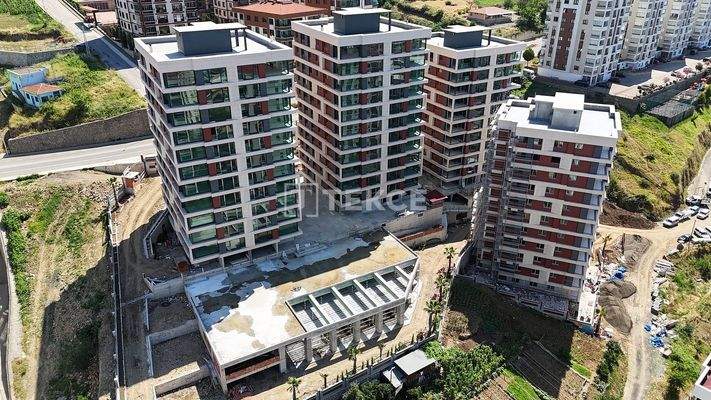 Furnished Flats in Yıldızlı Akcaabat with Sea View