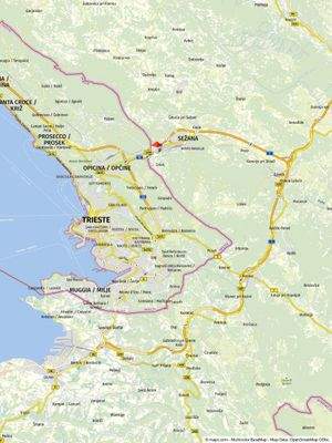 Lageplan Koper&Trieste
