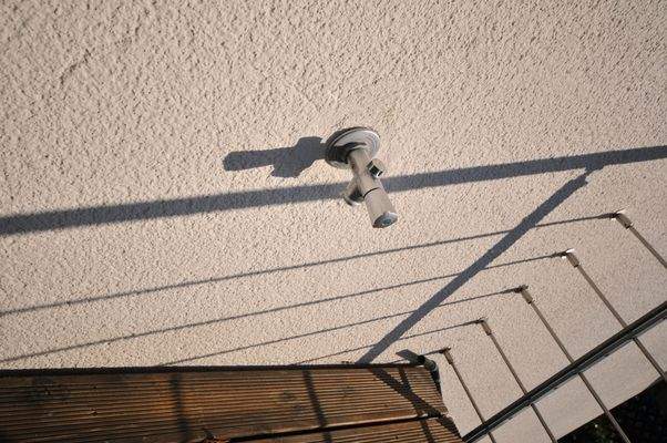 Praktischer Wasseranschluss auf der Terrasse im OG