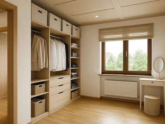 Ankleide virtuell möbeliert