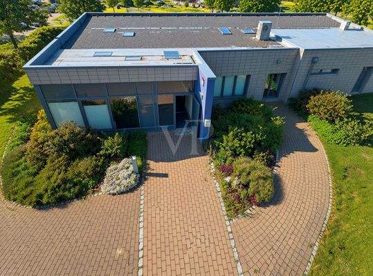 Blick auf beide Eingänge