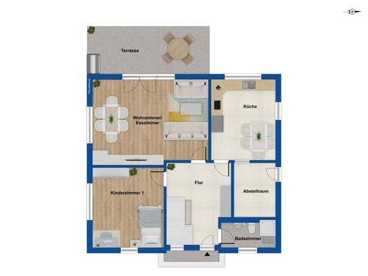 Grundriss - Erdgeschoss