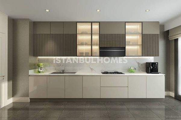 Stylish Apartments in a Project with Amenities in Sariyer Istanbul