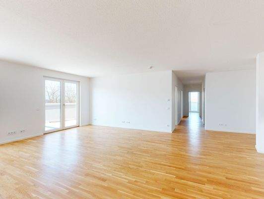 Wohn- und Esszimmer (Musterwohnung)
