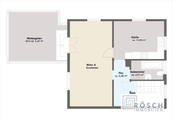 Grundrissplan Obergeschoss