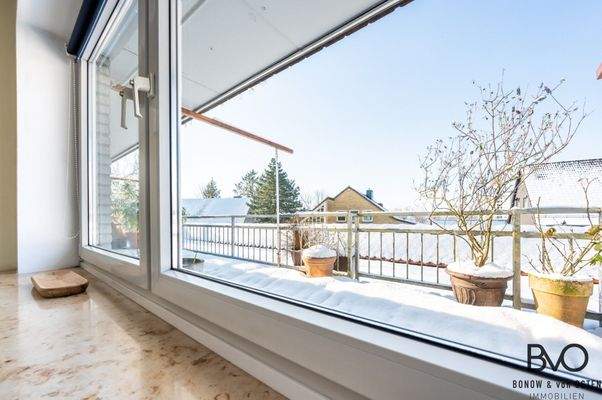 Toller Ausblick auf die Terrasse