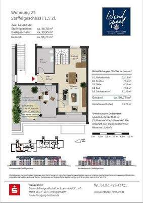 WE 25-Staffelgeschoss mit Dachterrasse