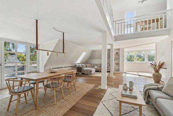 Offener Wohn- und Essbereich (Visualisierung)