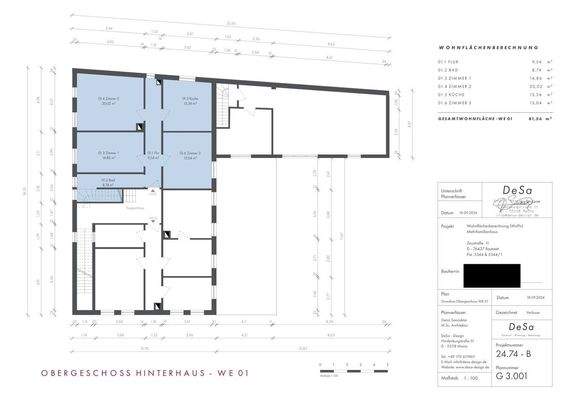 Grundriss WE 01 - HH