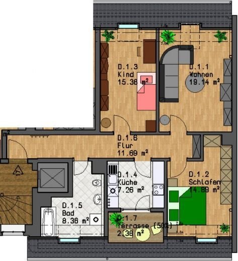 3 Zimmer Wohnung in Leipzig (Gohlis-Mitte)