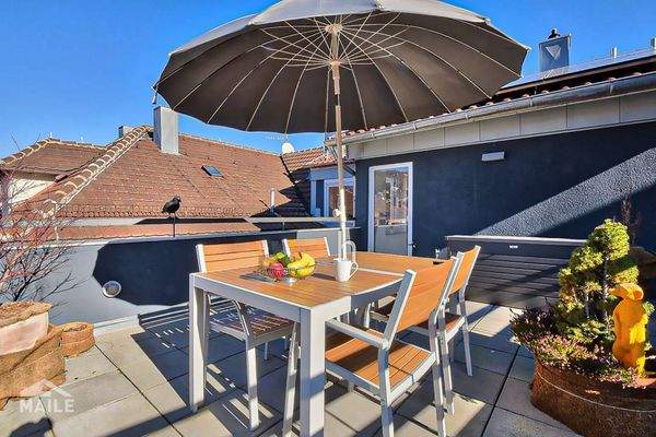 Aussicht Dachterrasse (Sommer)