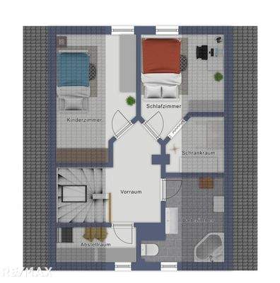 Grundriss Dachgeschoß