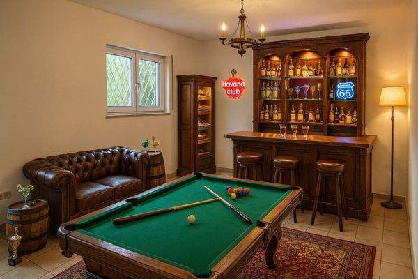 Untergeschoss = Souterrain - Teilansicht des Einliegerbereiches.