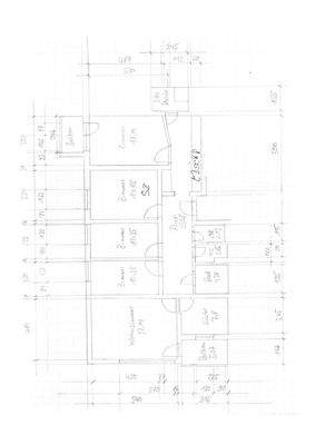 Grundriss handgezeichnet