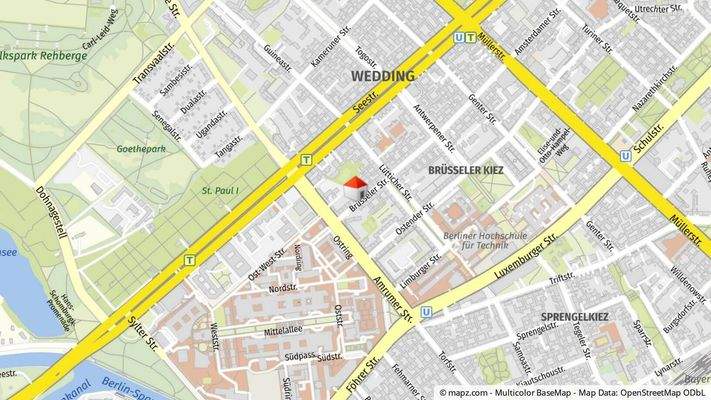 Geolyzer Kartenausschnitt